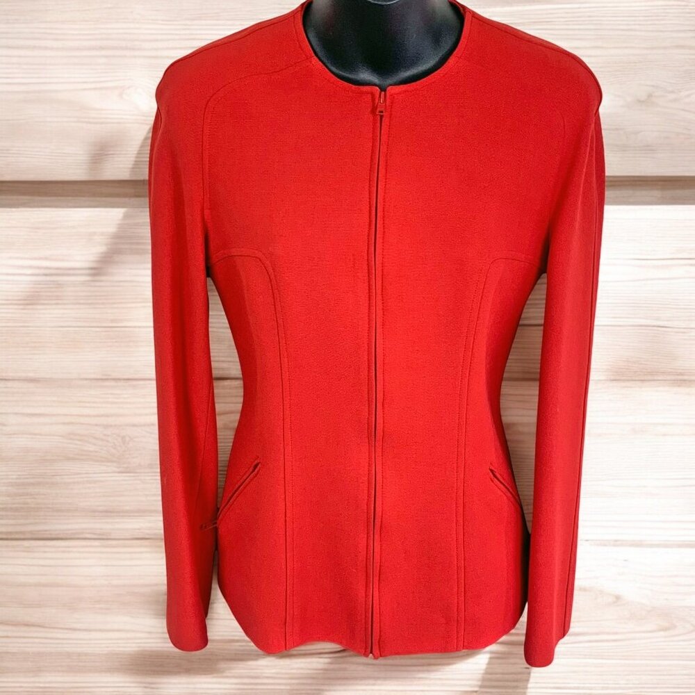 Vintage‎ Kors x Bergdorf Goodman Red wool Blend Blazer Made in Italy